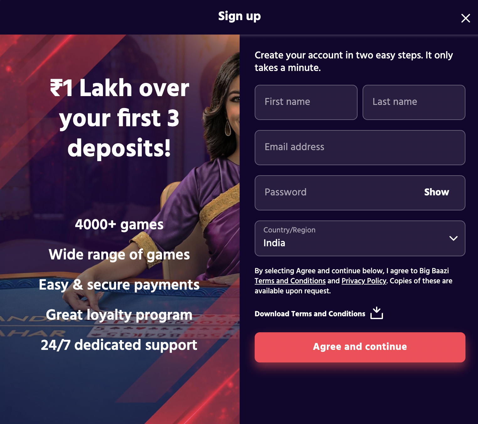 Big Baazi Registration 1