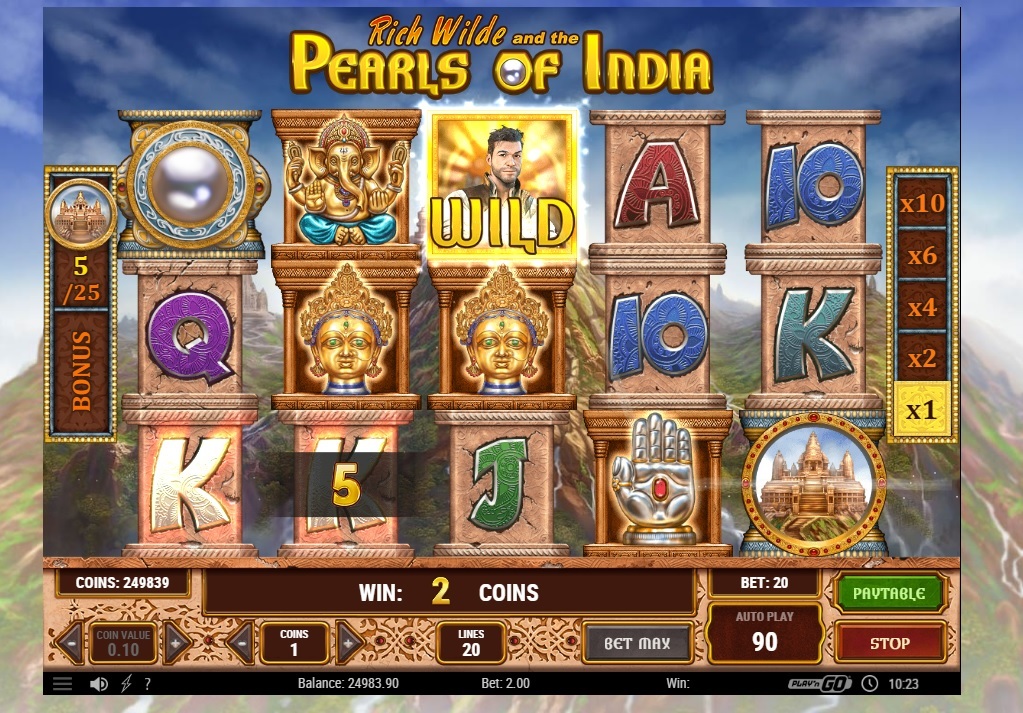 Come On Online Slots Pearls of India
