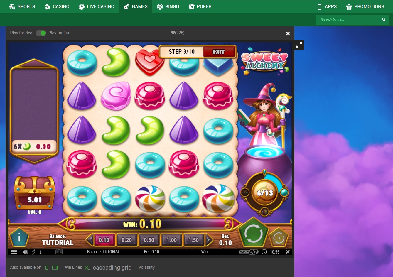 Unibet Casino Game