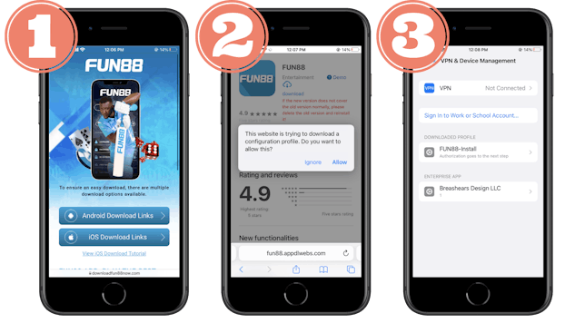 Fun88 i OS app download