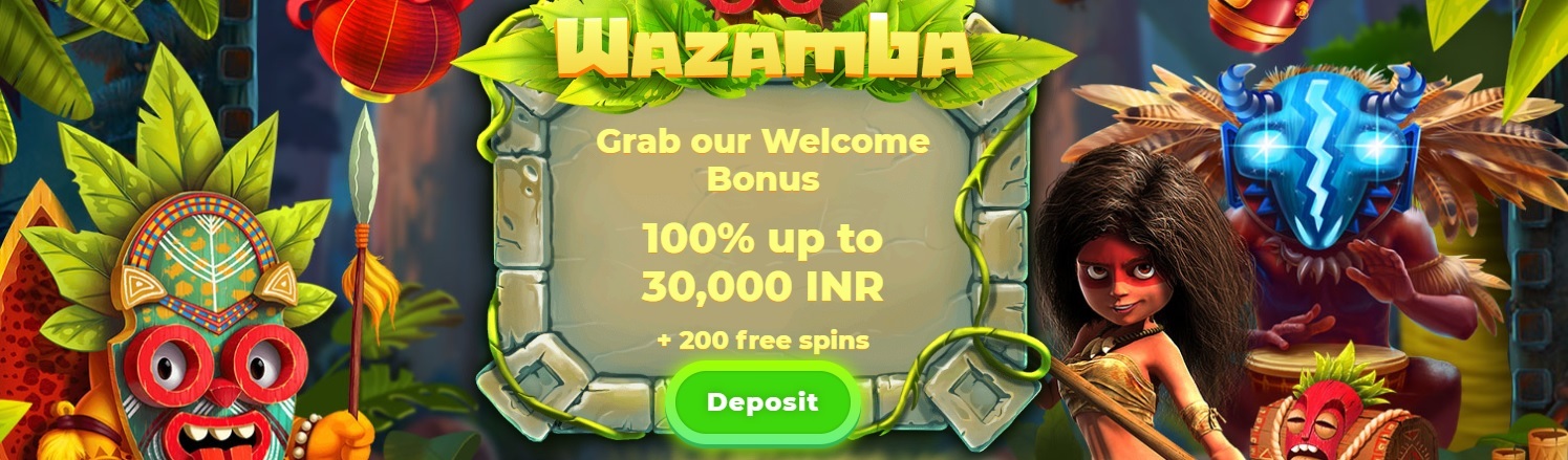 Wazamba India Welcome Bonus