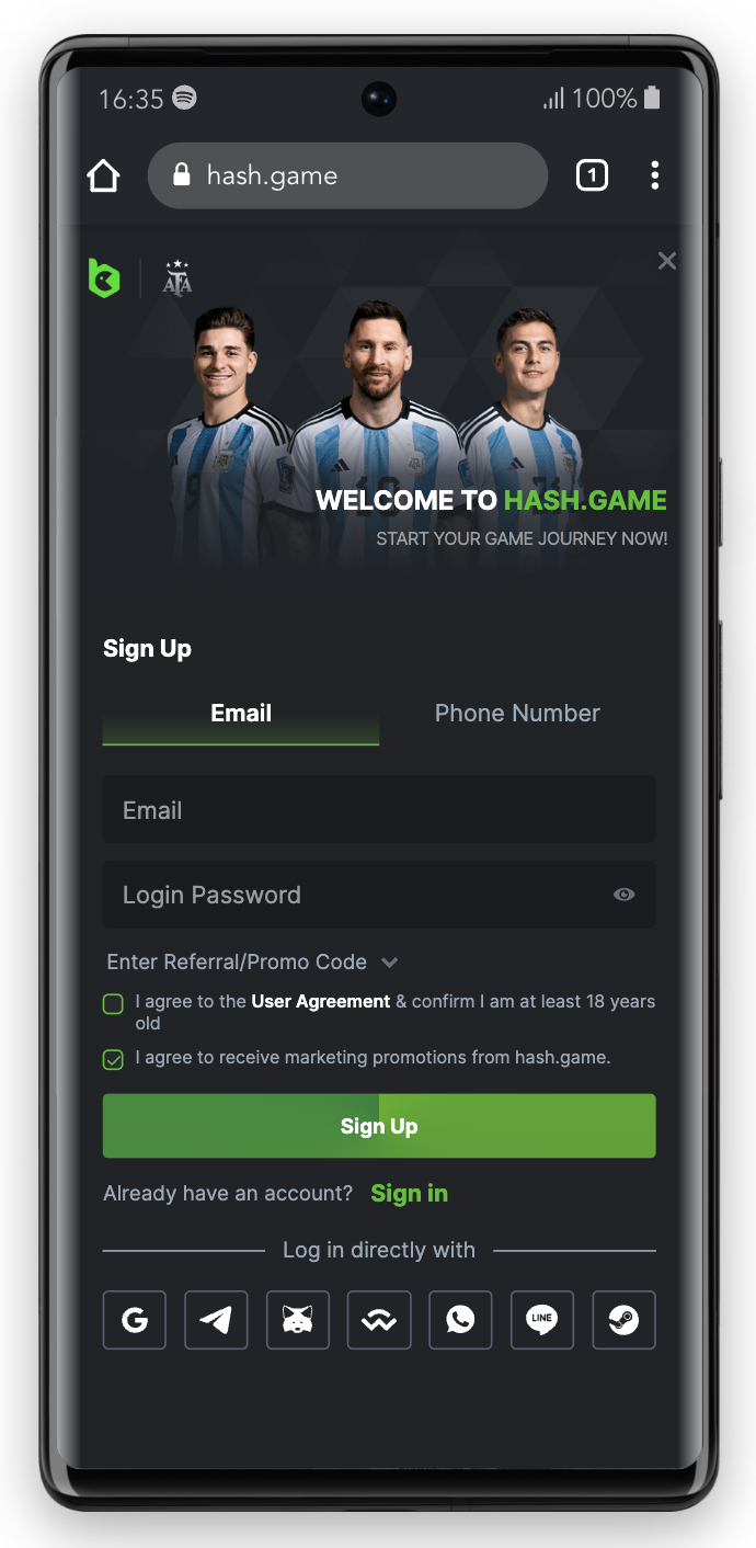 Bc game registration