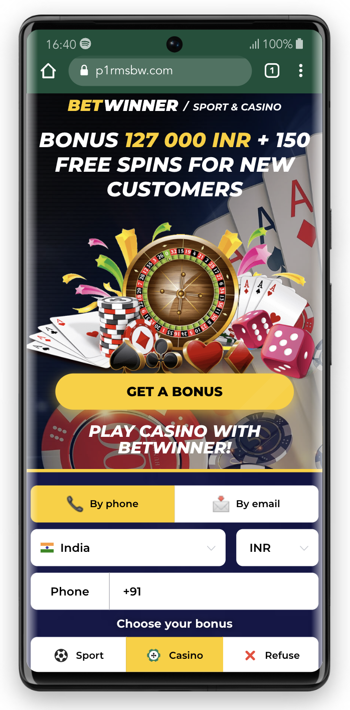 Betwinner registration