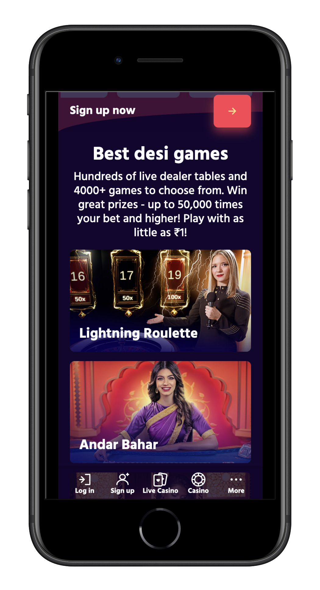 Bigbaazi casino games