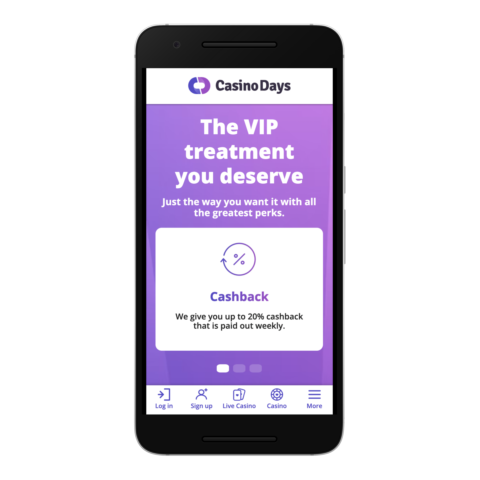 Casino days cashback mobile