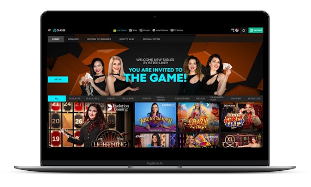 Glassi live casino