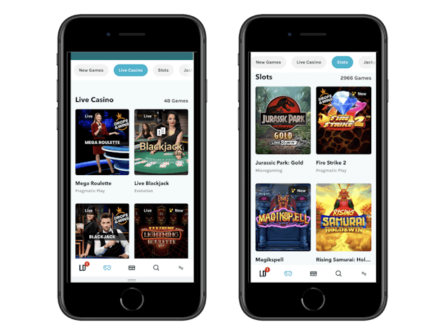 Lucky days casino games