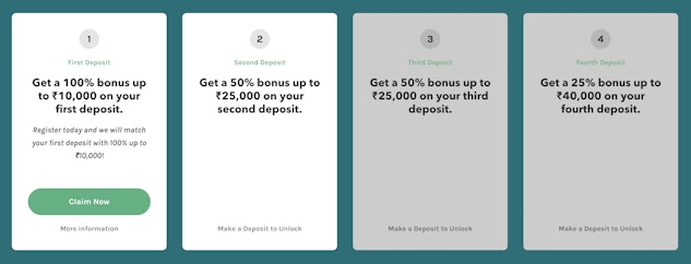 Lucky days welcome bonus