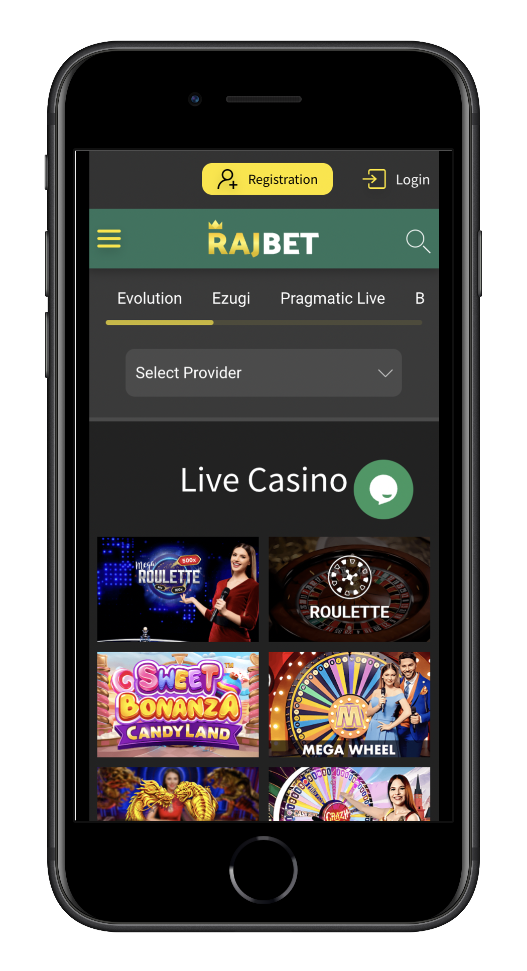 Rajbet casino games