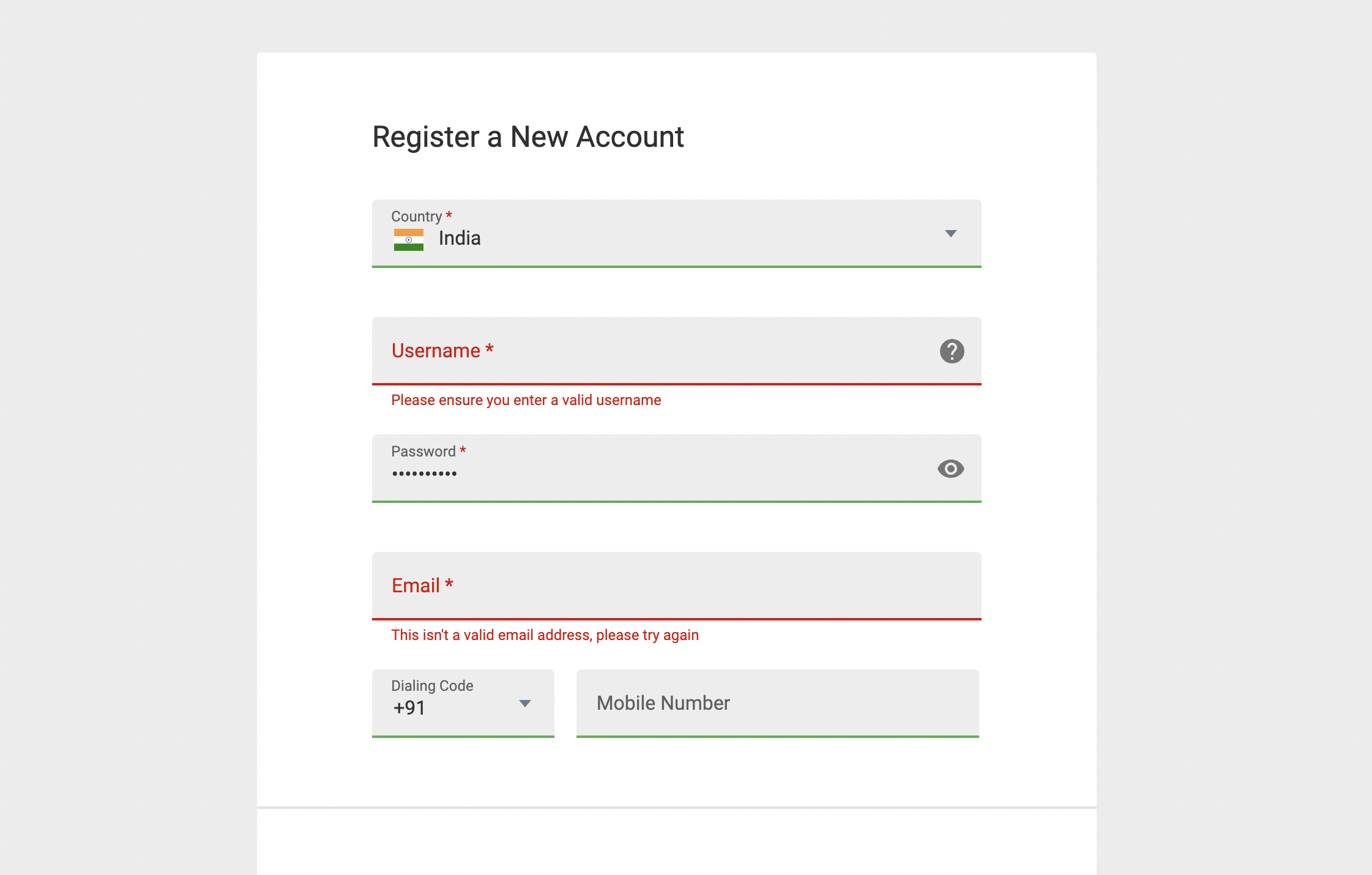 Spin casino registration 1